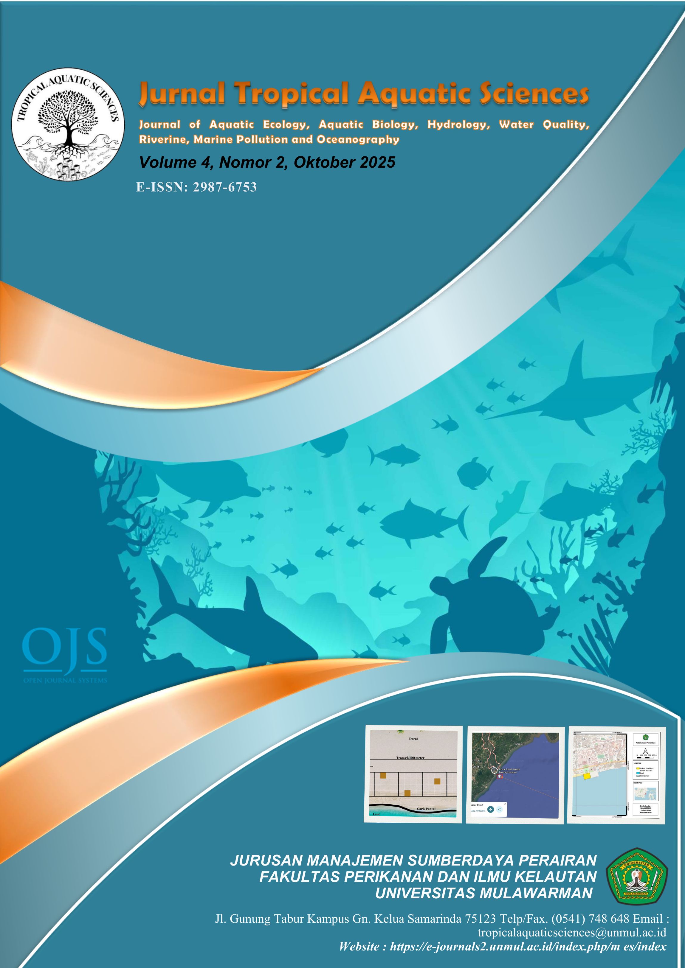 					View Vol. 4 No. 2 (2025): Jurnal Tropical Aquatic Sciences
				