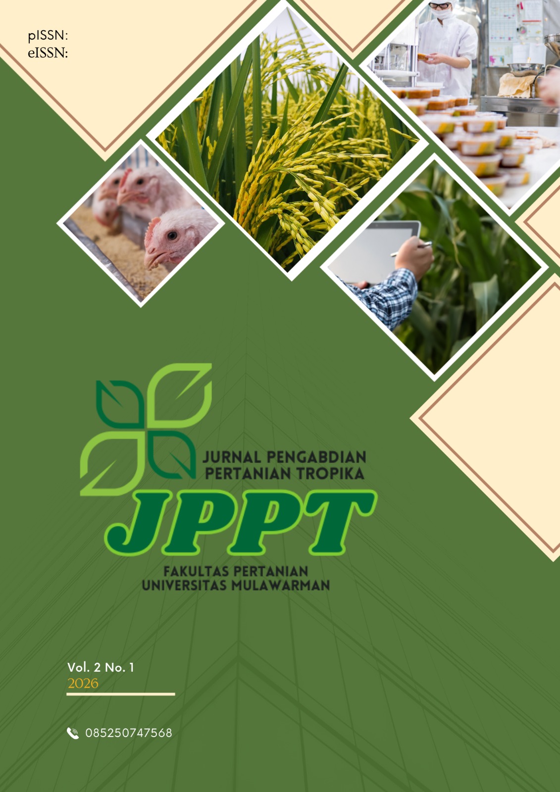 					View Vol. 2 No. 1 (2026): Jurnal Pengabdian Pertanian Tropika
				