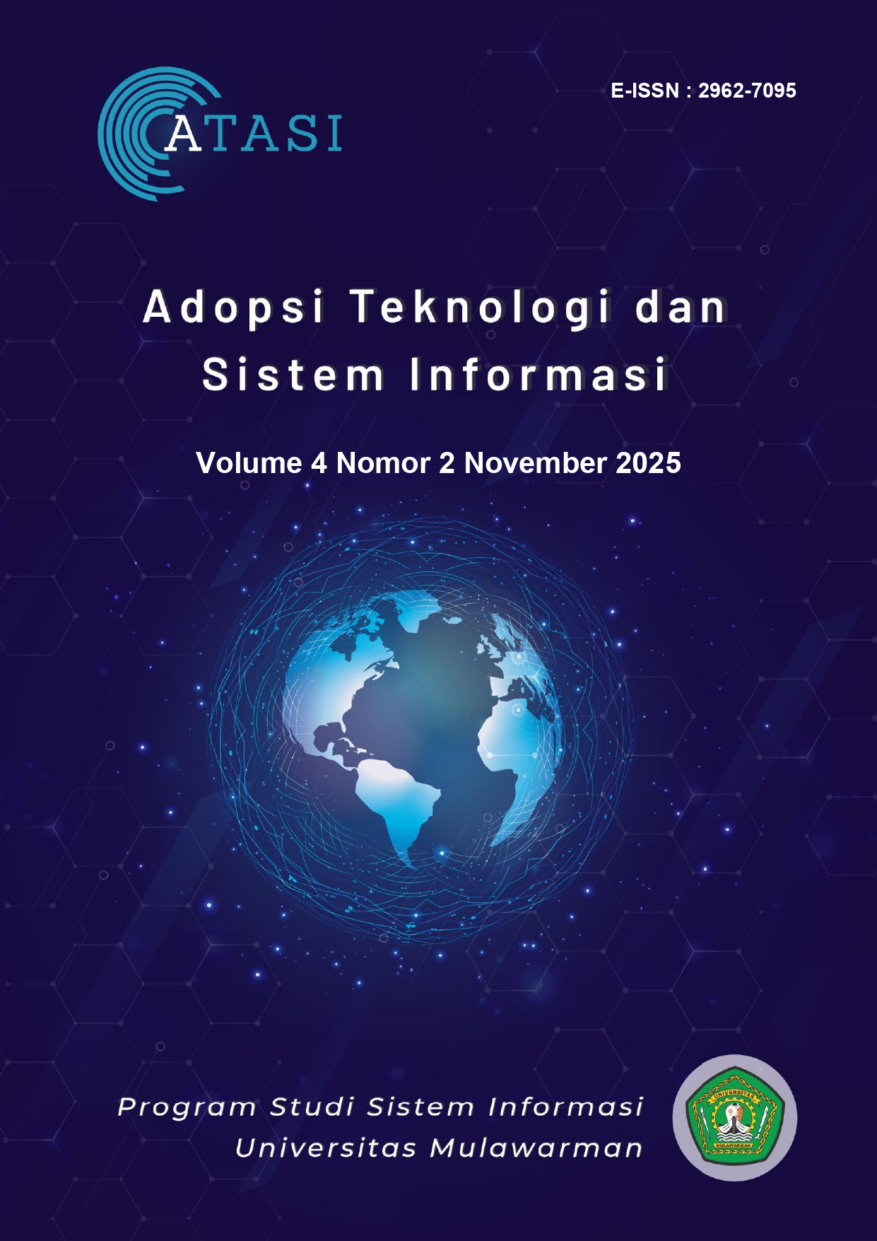 View Vol. 4 No. 2 (2025): Adopsi Teknologi dan Sistem Informasi (ATASI)