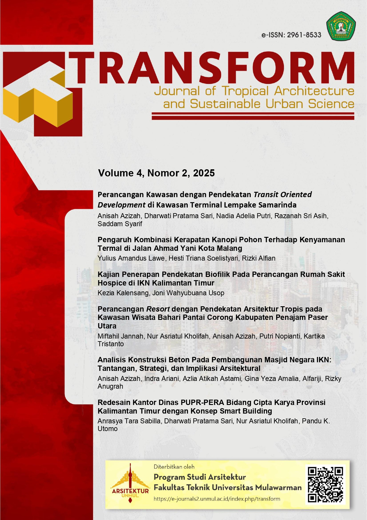 					View Vol. 4 No. 2 (2025): TRANSFORM
				