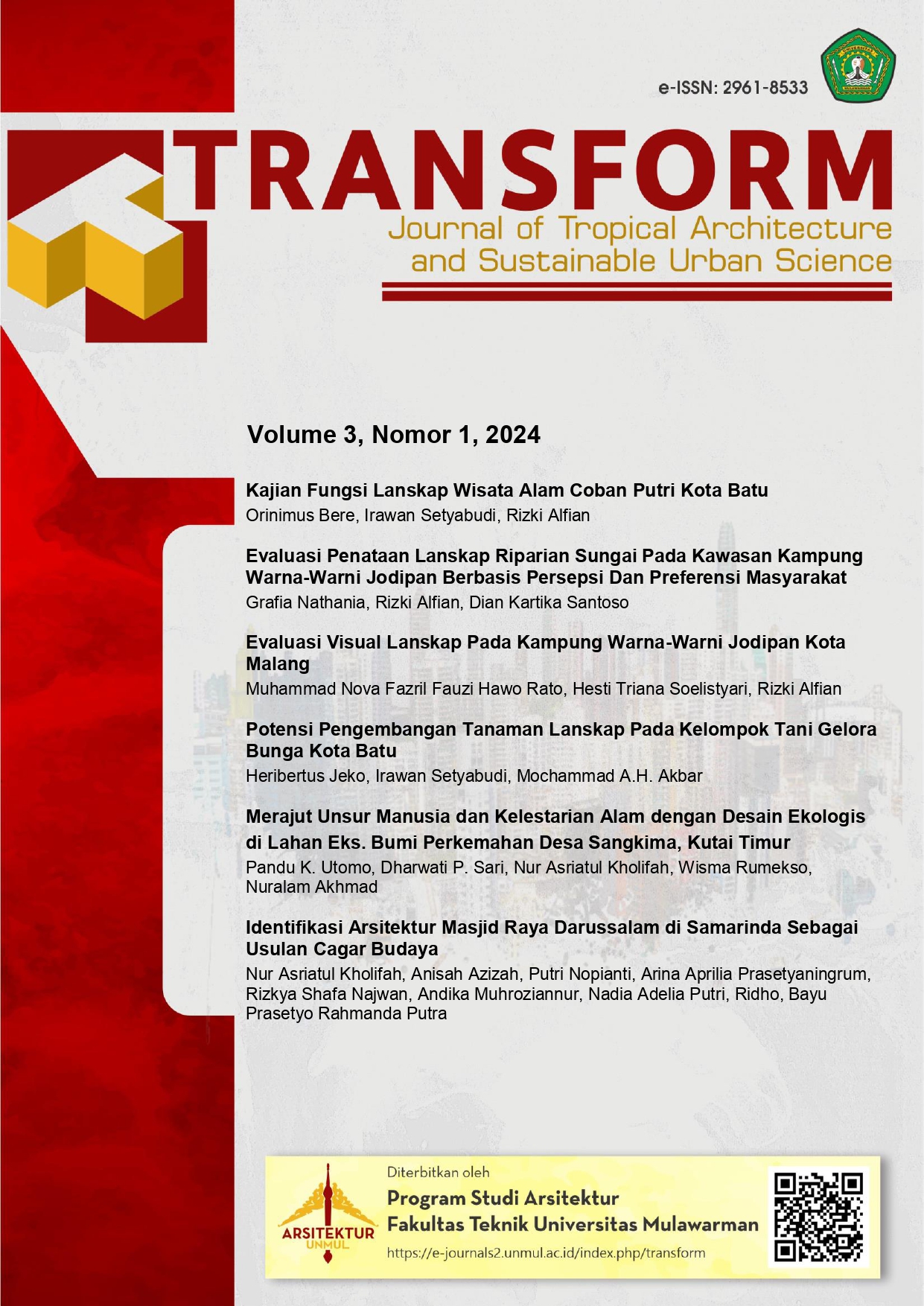 					View Vol. 3 No. 1 (2024): TRANSFORM
				