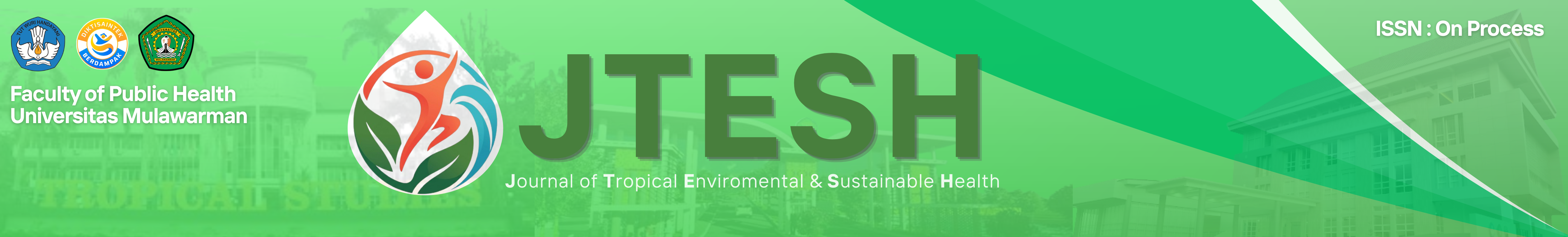 Logo JTESH: Journal of Tropical Enviromental & Sustainable Health