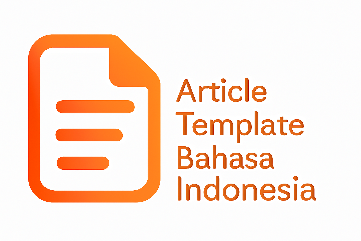 template bahasa indonesia